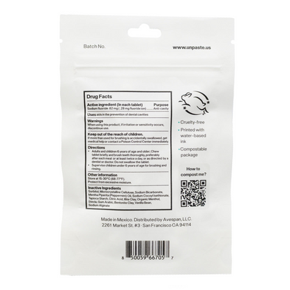 Fluoride Mint, 250 count